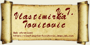 Vlastimirka Tovitović vizit kartica